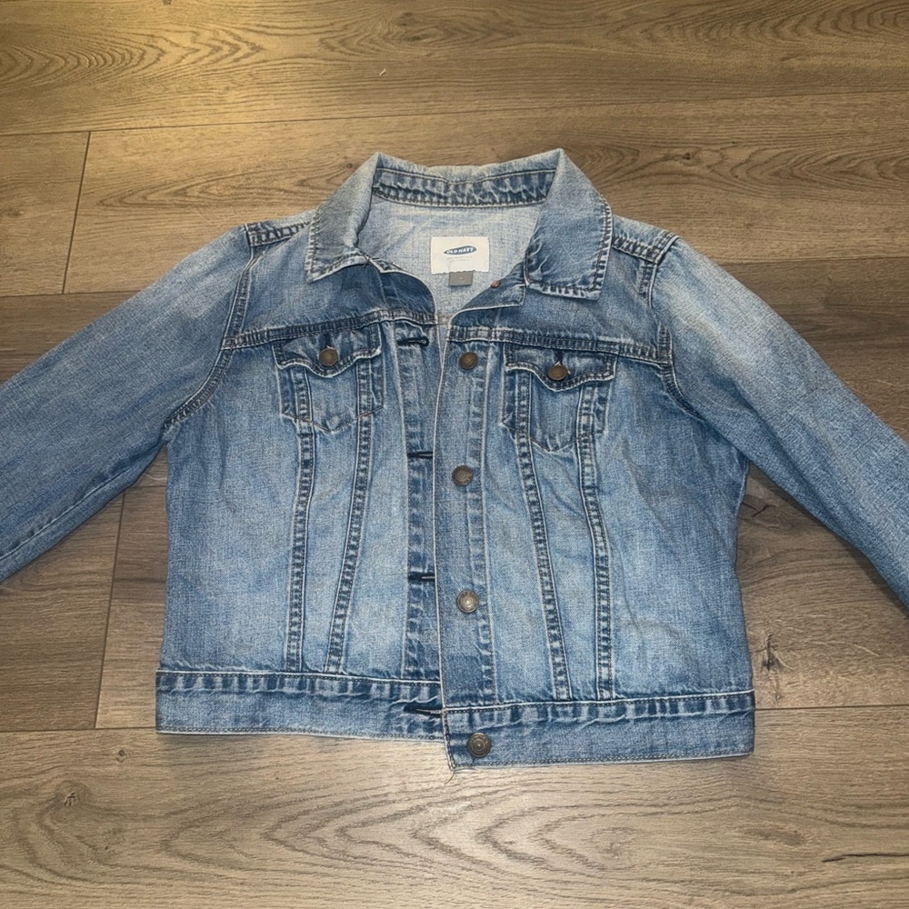 Old Navy Blue Jean Jacket Classic Denim Style